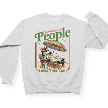 My Tolerance For People Crewneck