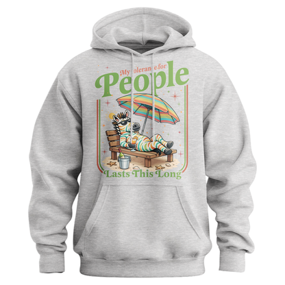 My Tolerance For People Hoodie
