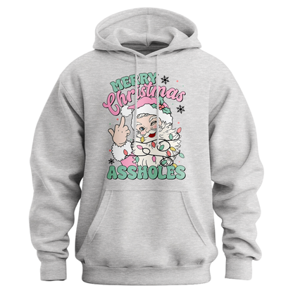 Merry Christmas Assholes Hoodie