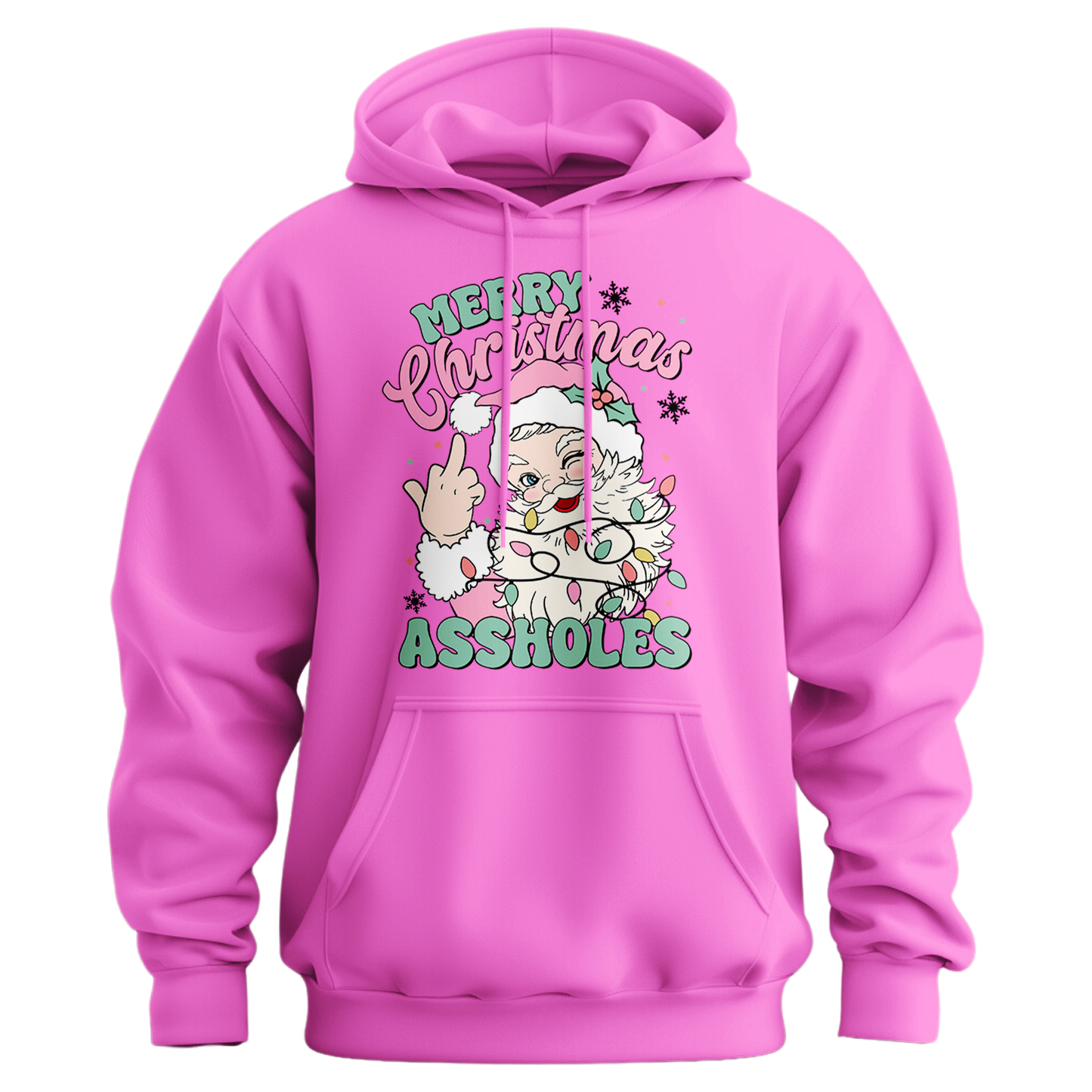 Merry Christmas Assholes Hoodie