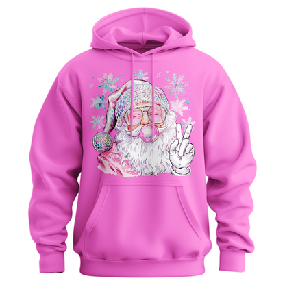 Bubble Gum Santa Hoodie