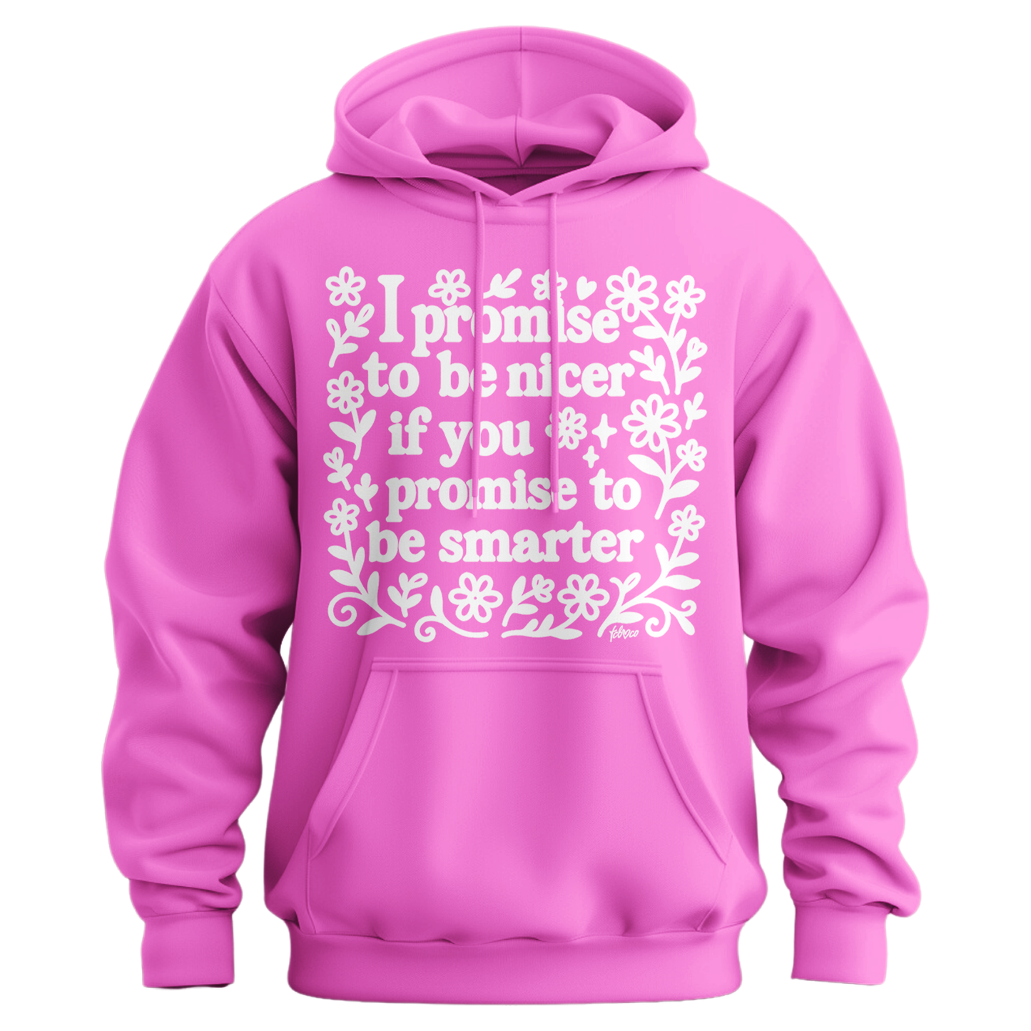 I Promise To Be Nicer If You Promise To Be Smarter Hoodie
