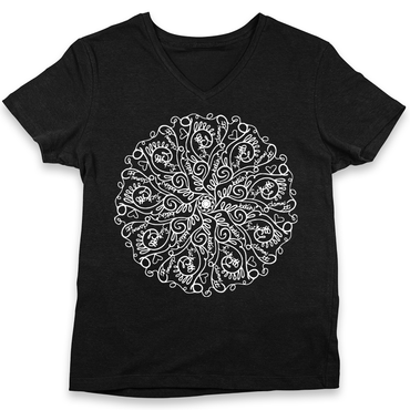 Curse Word Mandala Women's V-Neck (Ladies Fit)