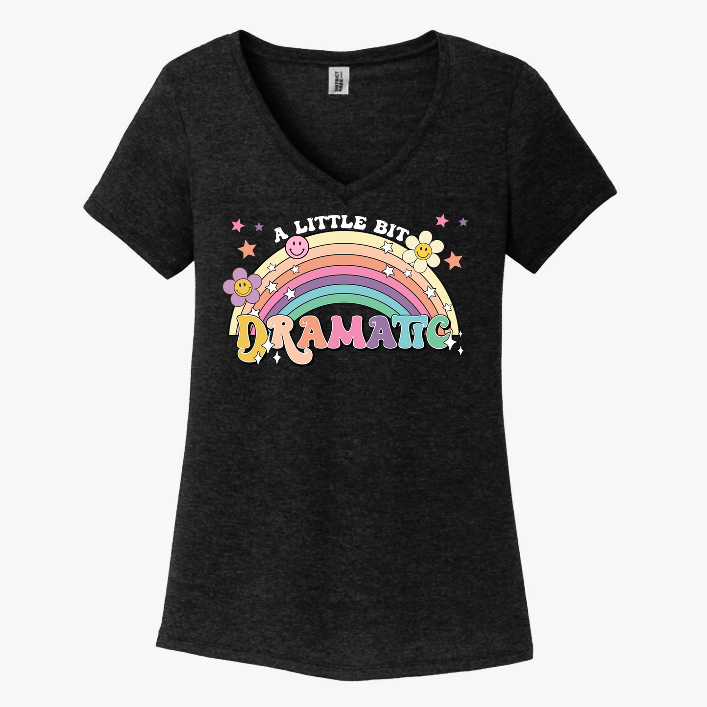 A Little Dramatic Women's V-Neck (Ladies Fit)