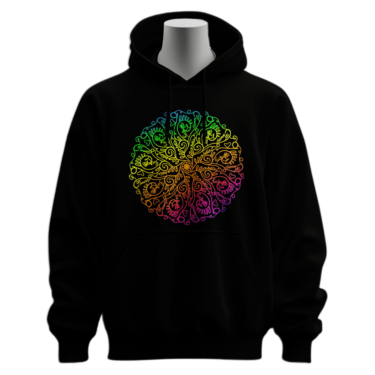 Curse Word Mandala Hoodie