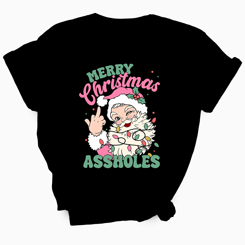 Merry Christmas Assholes TShirt