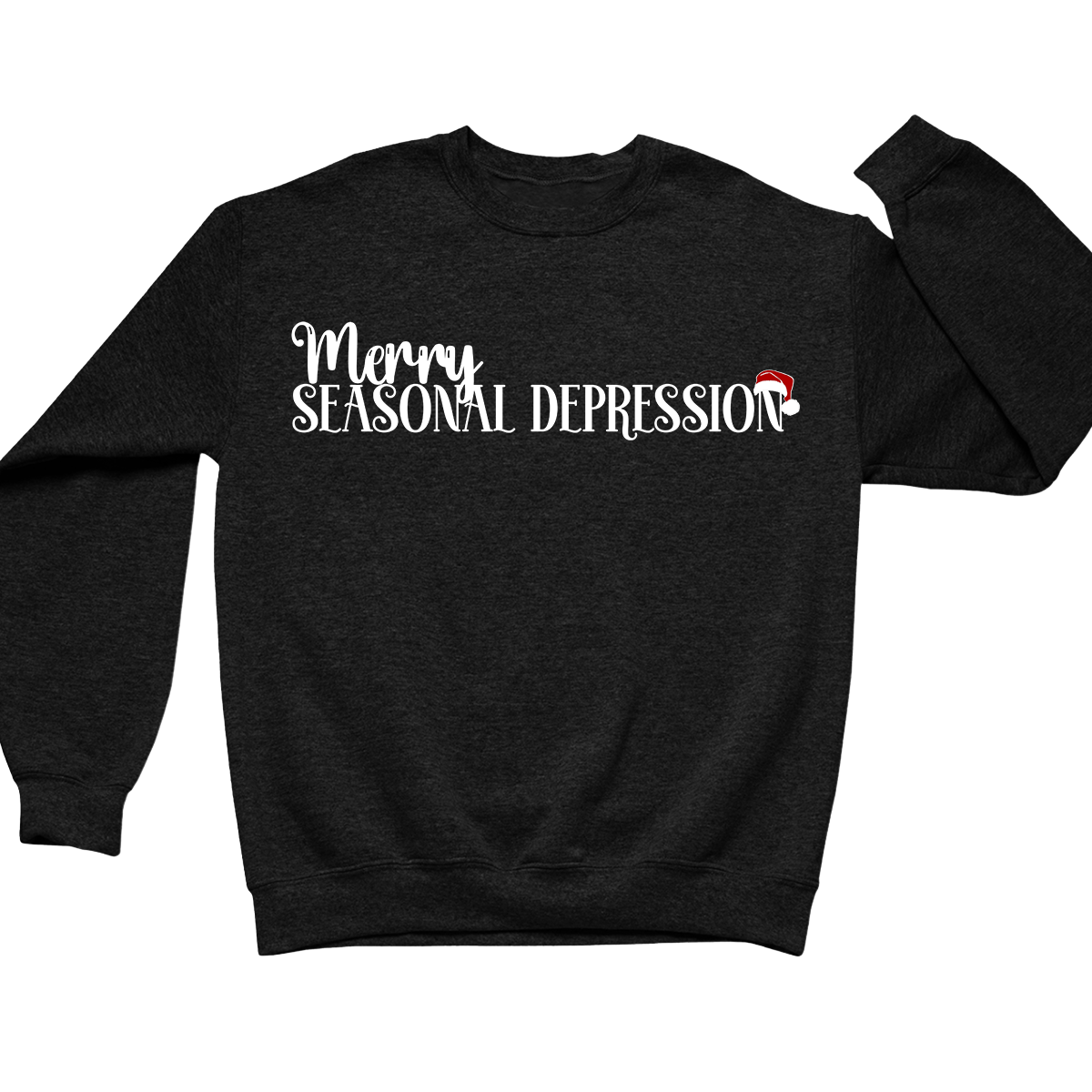Merry Seasonal Depression Crewneck (Official Lyndseydotw Merch)