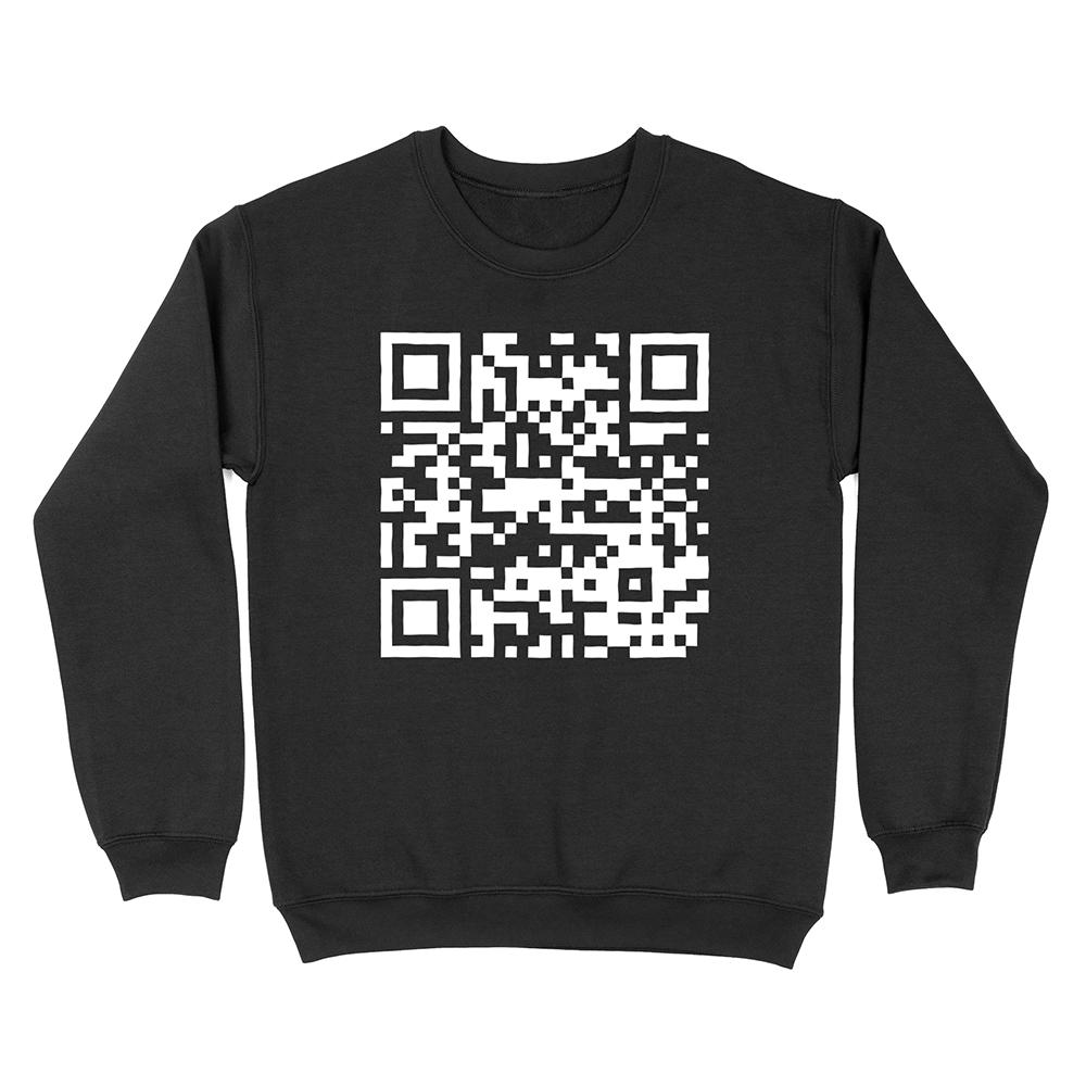 Fuck You QR Code Crewneck Sweatshirt