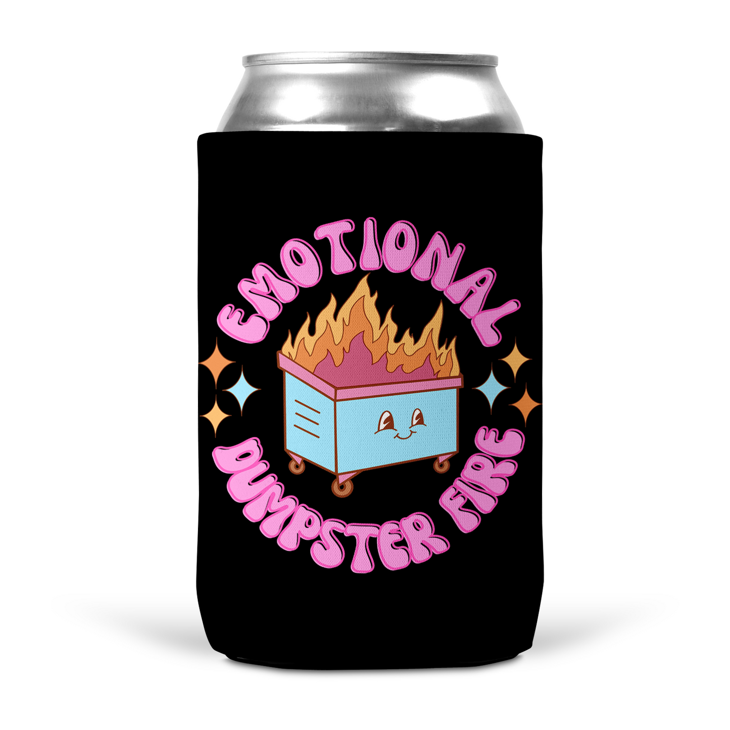 Emotional Dumpster Fire Koozie