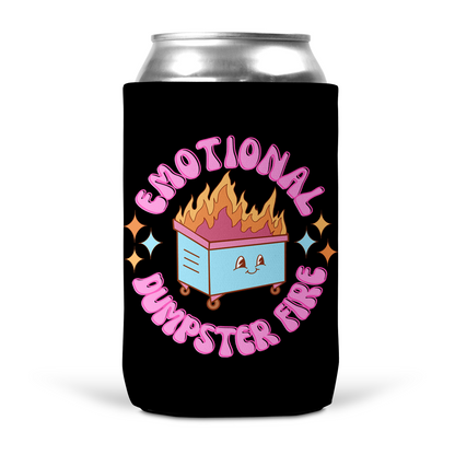Emotional Dumpster Fire Koozie