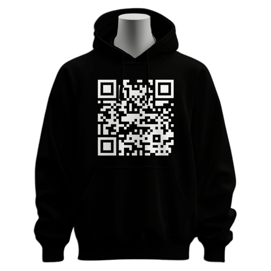 Fuck You Funny QR Code Hoodie