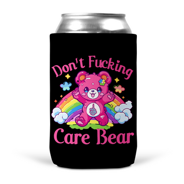 Don't Fucking Care Bear Koozie
