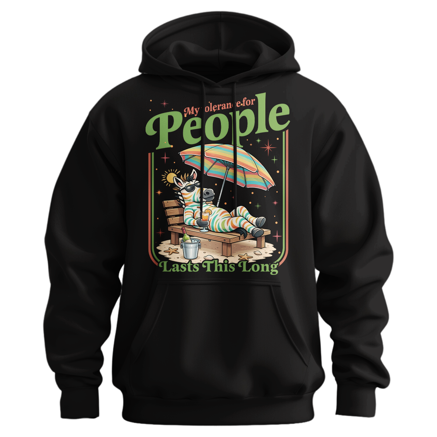 My Tolerance For People Hoodie