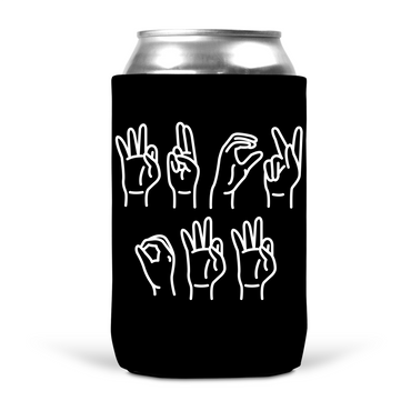 Fuck Off Sign Language Koozie