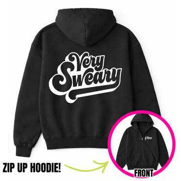 Very Sweary Zip-Up Hoodie