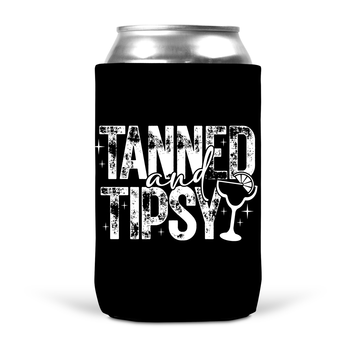 Tanned and Tipsy Koozie