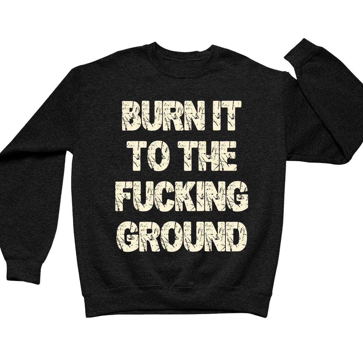 Burn It To The Fucking Ground Crewneck