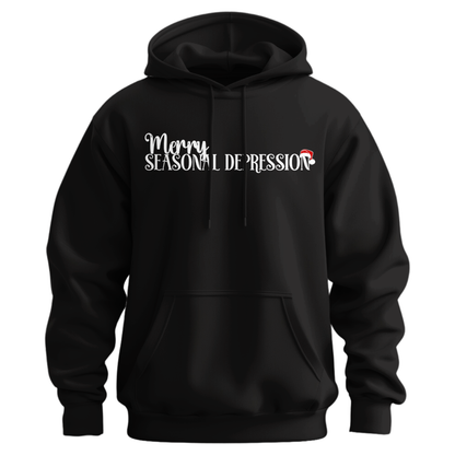 Merry Seasonal Depression Hoodie (Official Lyndseydotw Merch)