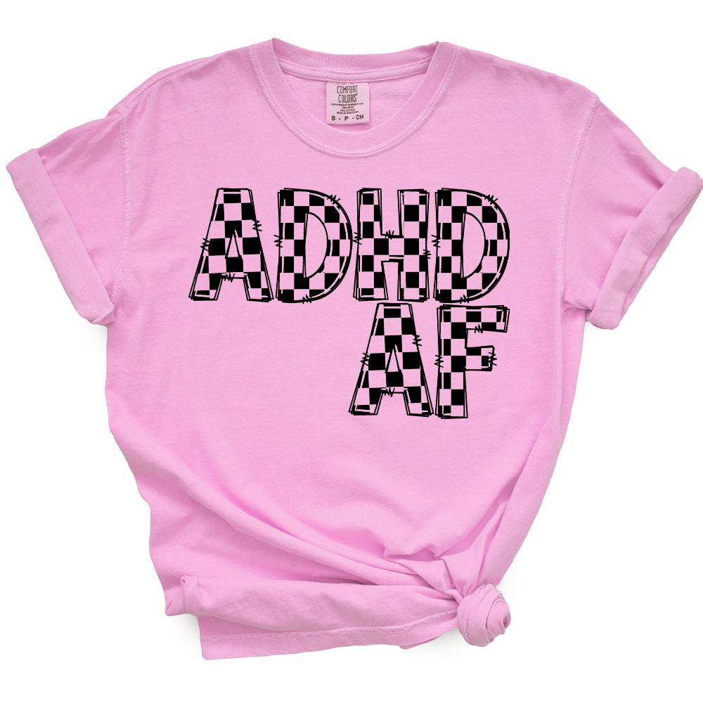 ADHD AF TShirt (Official Lyndseydotw Merch)
