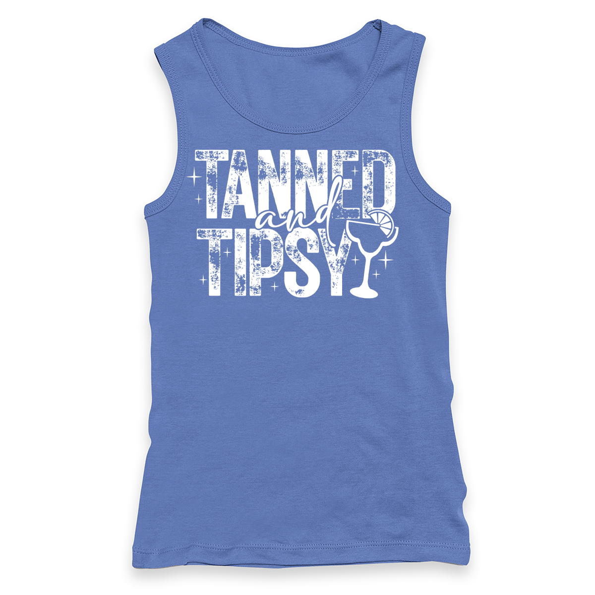 Tanned And Tipsy Racerback Tank