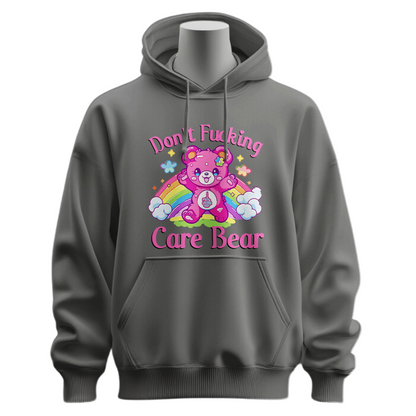 Don't Fucking Care Bear Hoodie