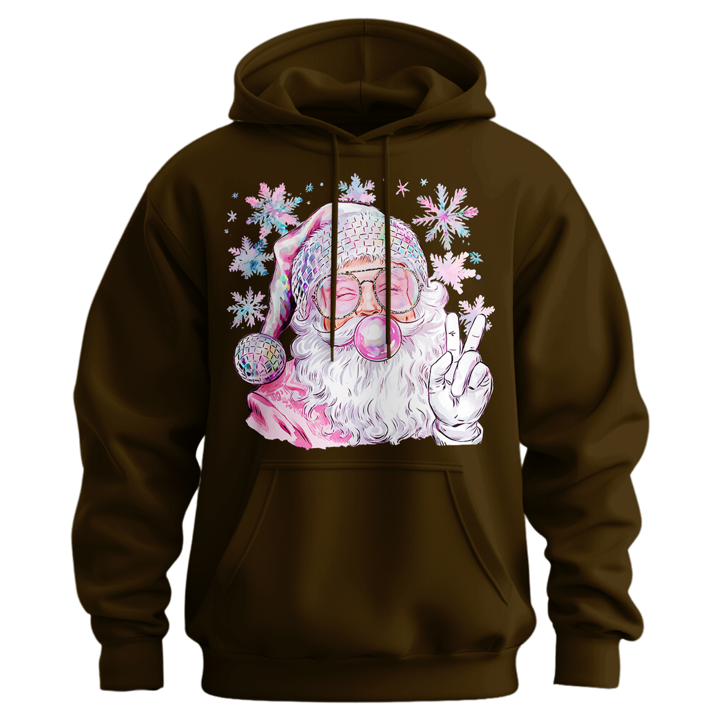 Bubble Gum Santa Hoodie