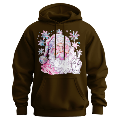 Bubble Gum Santa Hoodie