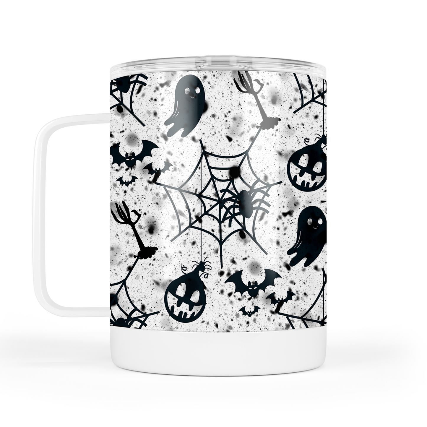 Halloween Splatter Mug With Lid