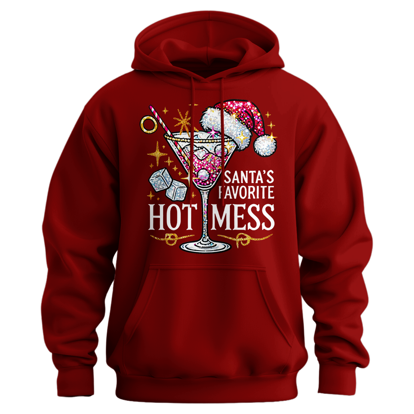 Santa's Favorite Hot Mess Hoodie