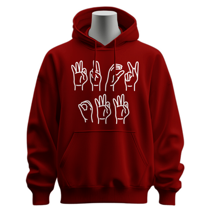 Funny ‘F Off’ in Sign Language Hoodie