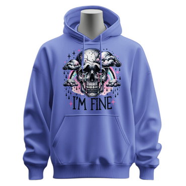 I'm Fine Skeleton Hoodie