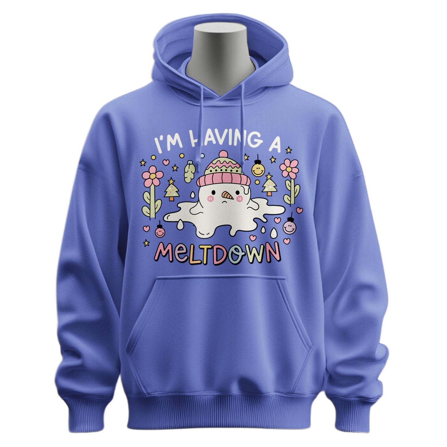 I'm Having A Meltdown Snowman Hoodie