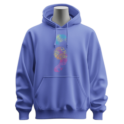 Floral Semicolon Hoodie