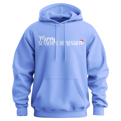 Merry Seasonal Depression Hoodie (Official Lyndseydotw Merch)