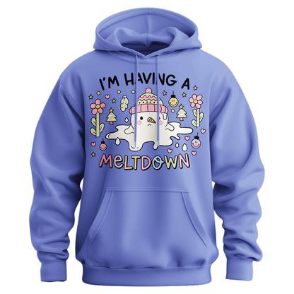 I'm Having A Meltdown Snowman Hoodie