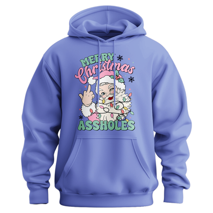 Merry Christmas Assholes Hoodie