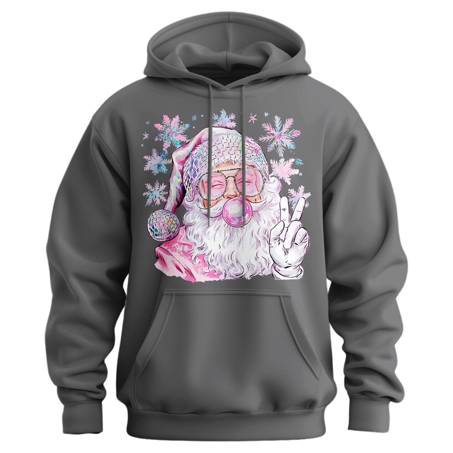 Bubble Gum Santa Hoodie