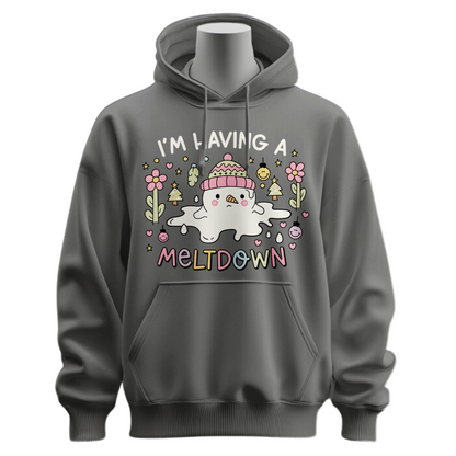 I'm Having A Meltdown Snowman Hoodie