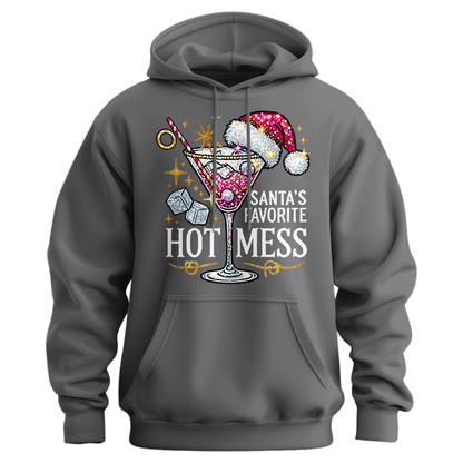Santa's Favorite Hot Mess Hoodie
