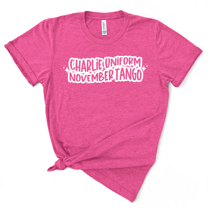 Charlie Uniform November Tango Tshirt