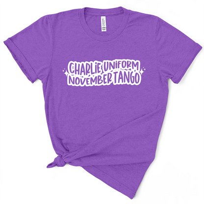 Charlie Uniform November Tango Tshirt