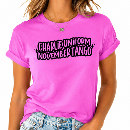 Charlie Uniform November Tango (CUNT) Tshirt