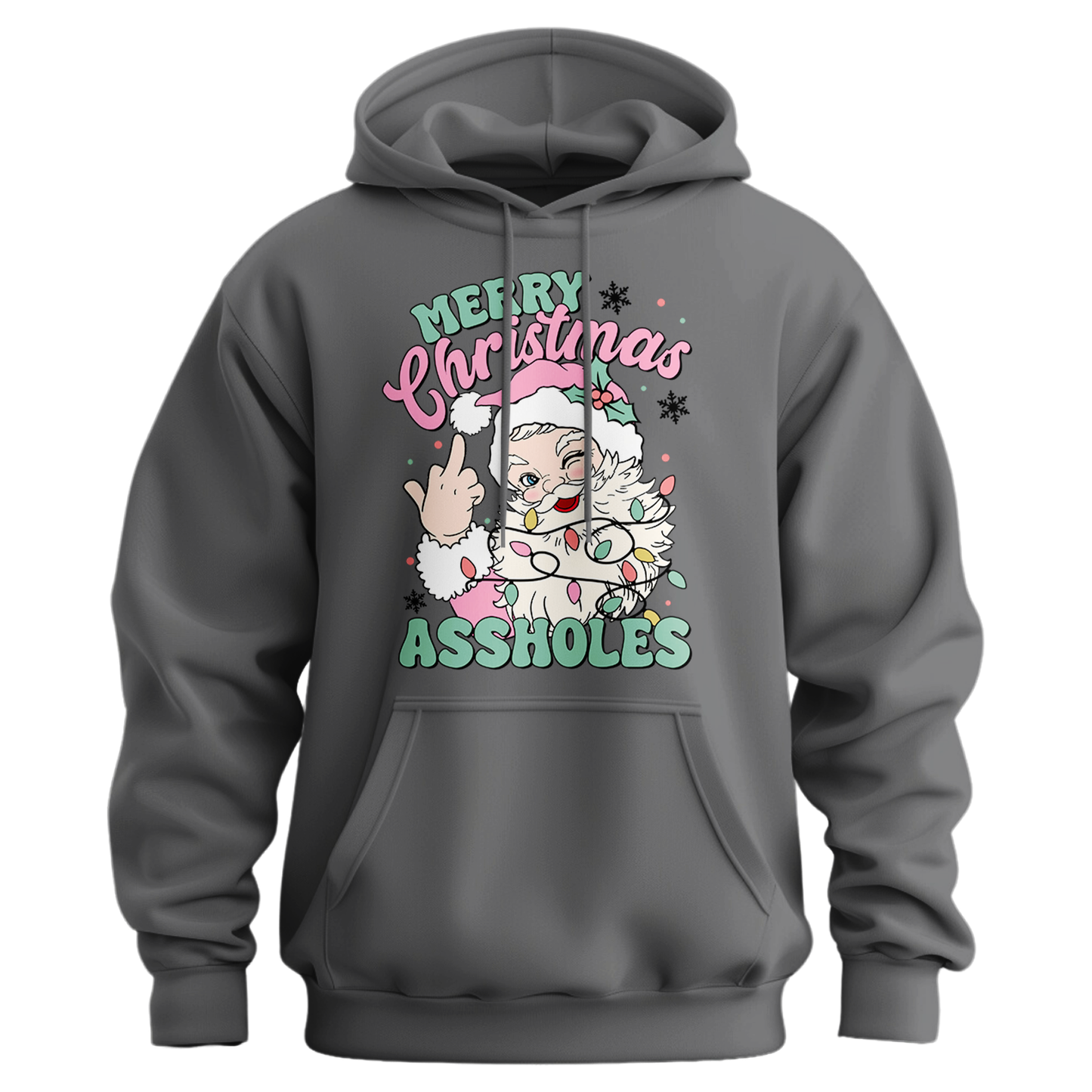 Merry Christmas Assholes Hoodie