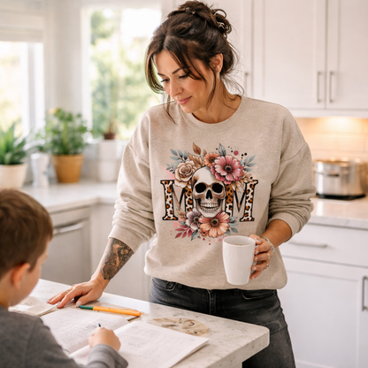 Mom Skeleton Crewneck