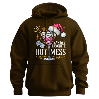 Santa's Favorite Hot Mess Hoodie