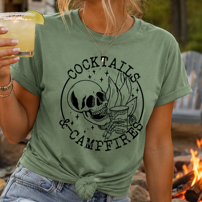 Cocktails And Campfires TShirt