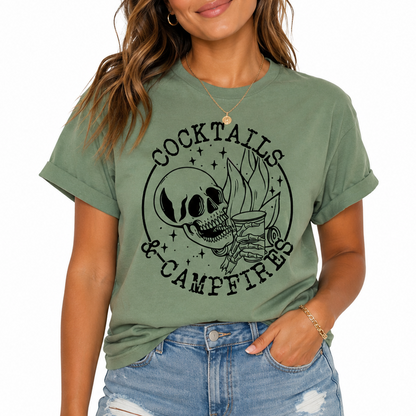 Cocktails And Campfires TShirt