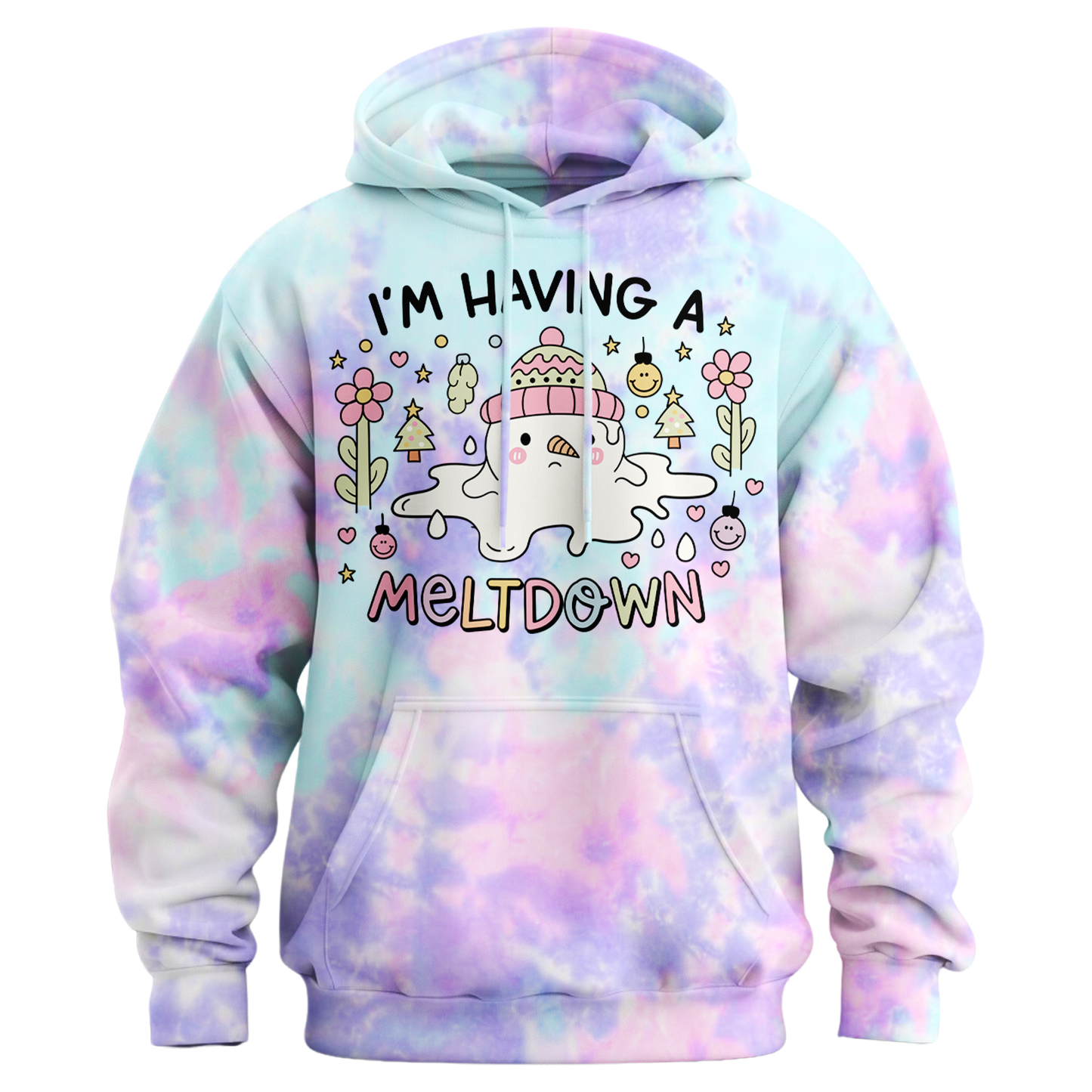 I'm Having A Meltdown Snowman Hoodie