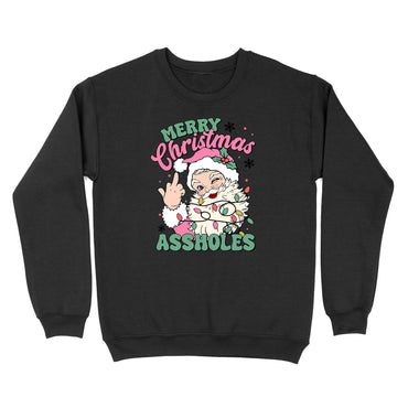 Merry Christmas Assholes Crewneck