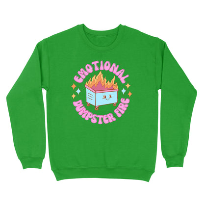 Emotional Dumpster Fire Crewneck